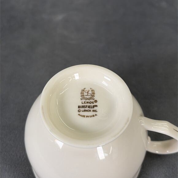 Lenox Mansfield Fine China Tea Cup & Saucer Regencycore Replacement Charity - Picture 8 of 13